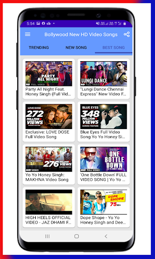 Latest Hindi Video Songs HD Screen 2