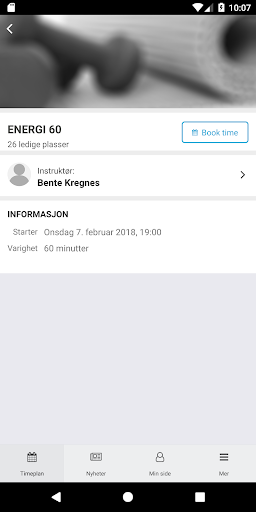 IMPULSE Booking Screen 2