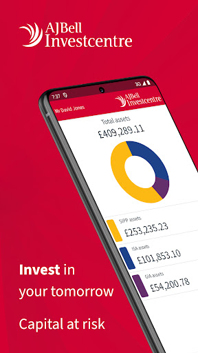 Android application AJ Bell Investcentre screenshort