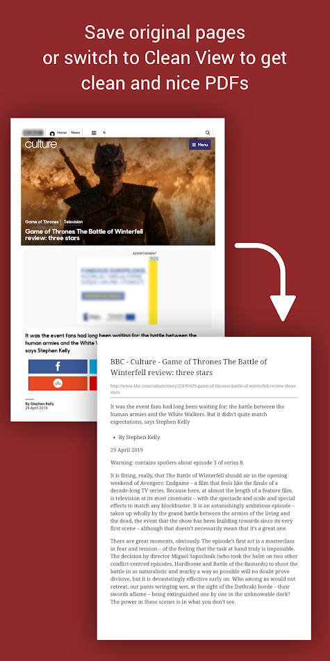 #3. Web to PDF Converter PRO (Android) 由: Oleg Sheremet Software Solutions