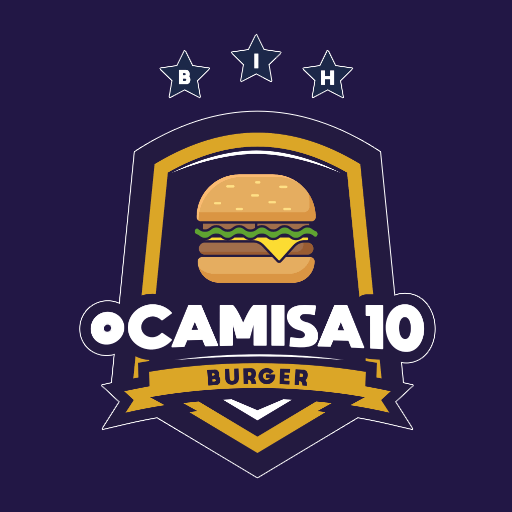 O Camisa 10 Burger logo