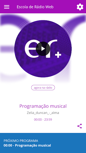 Android application Escola de Rádio Web screenshort