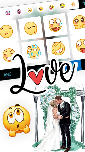 Happy Wedding Keyboard Backgro Screen 3