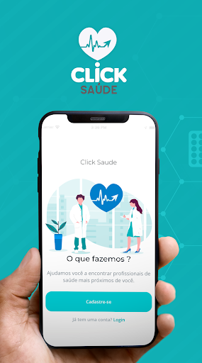 Android application Click Saúde screenshort
