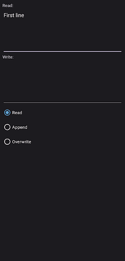 Android application NFC Append screenshort