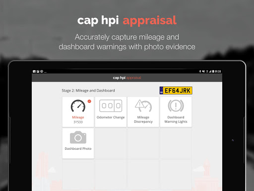 cap hpi appraisal Screen 2