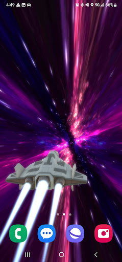 Space Travel 3D Live Wallpaper Screen 3