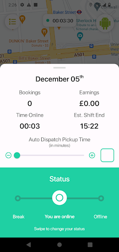 Chauffeur Exchange Driver Screen 3