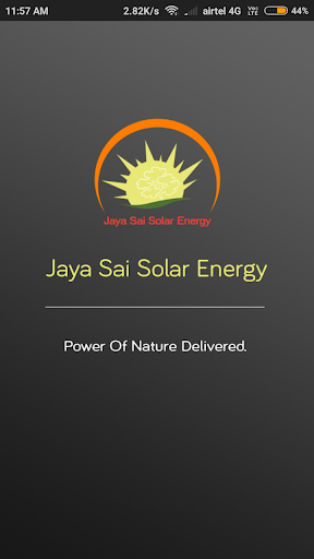 Android application JAYA SAI SOLAR ENERGY screenshort