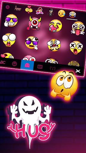 Neon Pink Love Theme Screen 3
