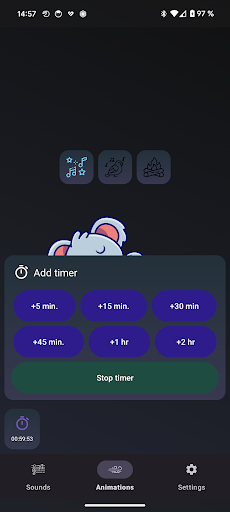Screenshot of Sleepy Baby Panda: White Noise