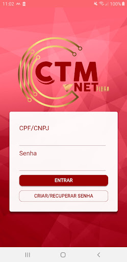 Android application CTMNET FIBRA screenshort