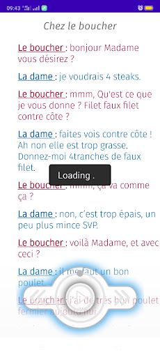 Parlons Français Offline Screen 2