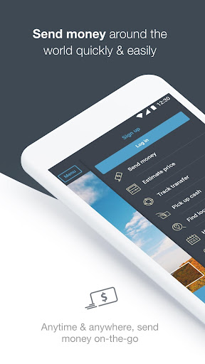 Android application Western Union Send Money LI screenshort