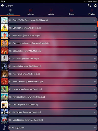 Screenshot of Music 7