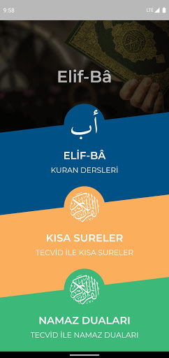 Android application Elif-Bâ screenshort