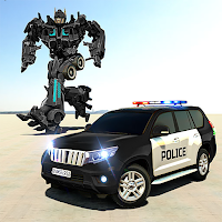 Police Robot Car Transform War