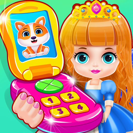 Princess toy phone call game logo