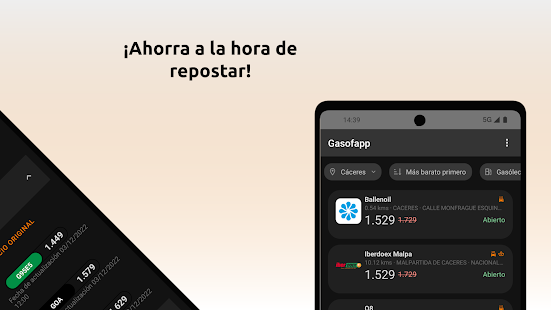 Gasofapp - Gasolineras España Screenshot