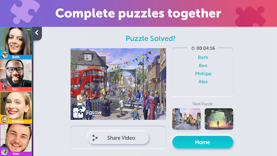 Jigsaw Video Party – play together Apk MOD 2021** 5