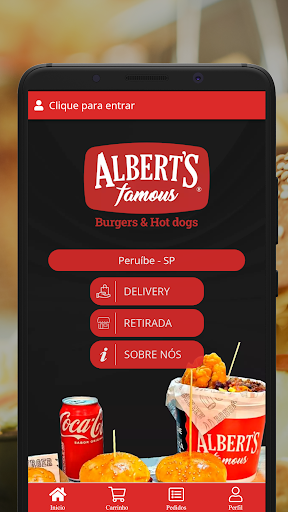 Android application Alberts Peruíbe screenshort