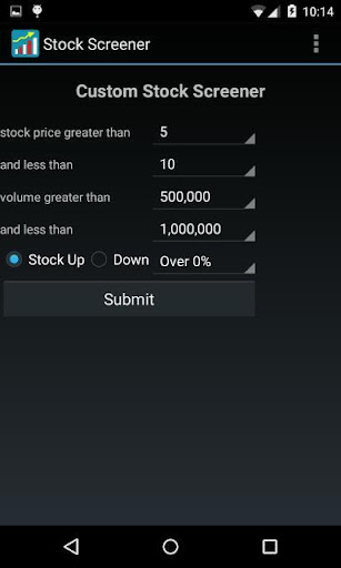 Stock Screener - Finance - apps