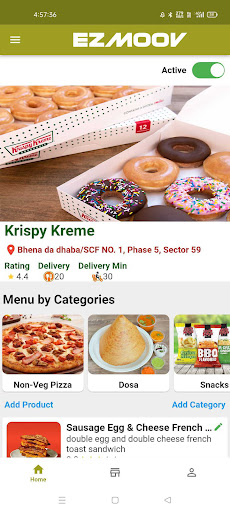 Android application Ezmoov Store-Partner screenshort