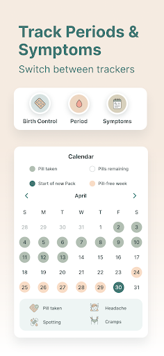 Ease: Birth Control Reminder Screenshot 3 - AppWisp.com