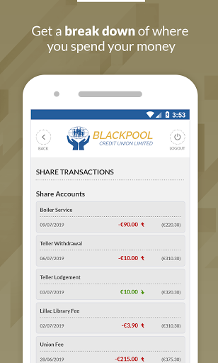 Blackpool Credit Union Screen 3