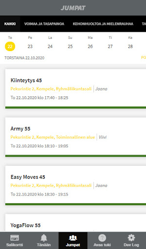 Easymove Hyvinvointimaailma Screen 2