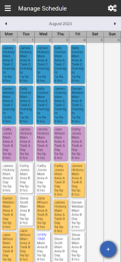 WorkSchedule.Net Screen 2
