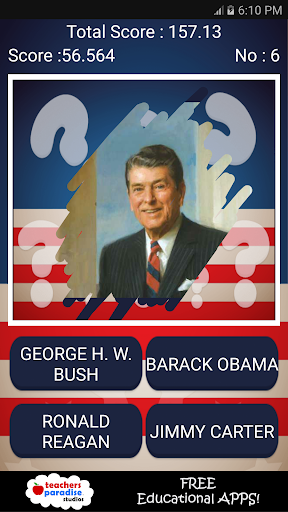 US President Quiz - Presidents