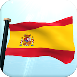 Spain Flag 3D Free Wallpaper icon