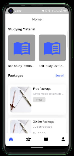 Android application UBT CBT Test screenshort