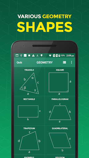 Android application GeometrySoln : Geometry Calc screenshort