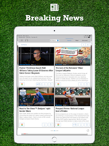 Screenshot of Fantasy Baseball News & Draft
