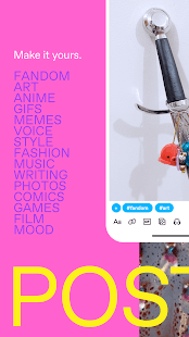 Tumblr—Fandom, Art, Chaos Captura de pantalla