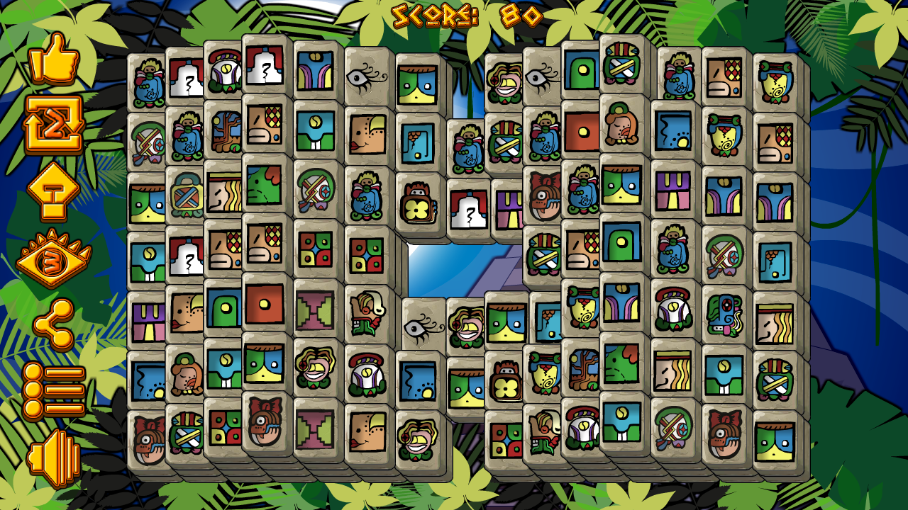 Android application Mayan Pyramid Mahjong screenshort