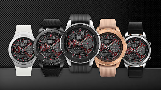 Android application Grey Camouflage For Wear OS screenshort