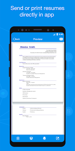 Quick Resume Screen 2