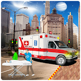 Big Ambulance Doctor Rescue 3D icon