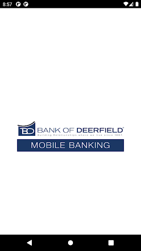 Android application BANK OF DEERFIELD screenshort