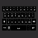 Black Galaxy Keyboard Skin icon