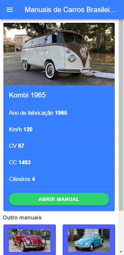 Android application Manual Kombi 1965 screenshort