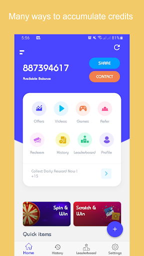 Android application Cash App Rewards screenshort