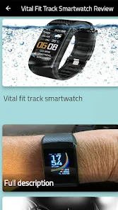 Axball Vital Fit Track, Vital Fit Track Smart Watch,Fitness Tracker with  Blood Pressure Blood Oxygen…See more Axball Vital Fit Track, Vital Fit  Track