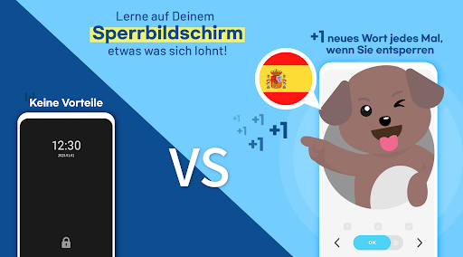 Android application WordBit Spanisch (for German) screenshort