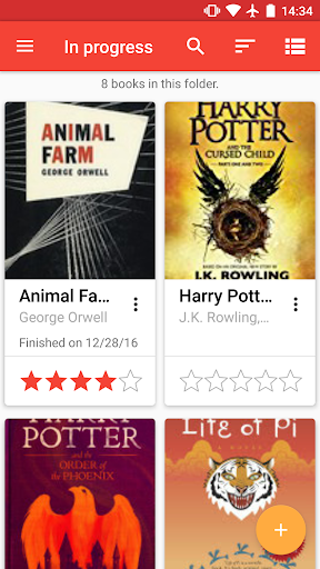 My books - Library Screen 2