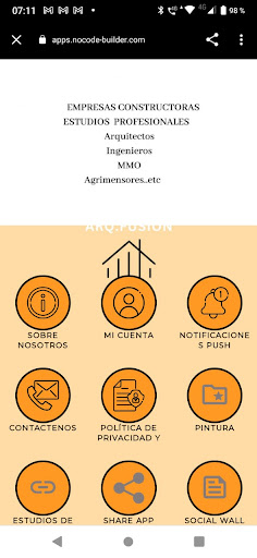 Android application Arq Fusion screenshort