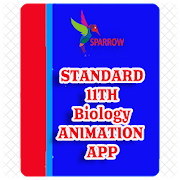 11th Biology (GSEB) Animation App  Icon